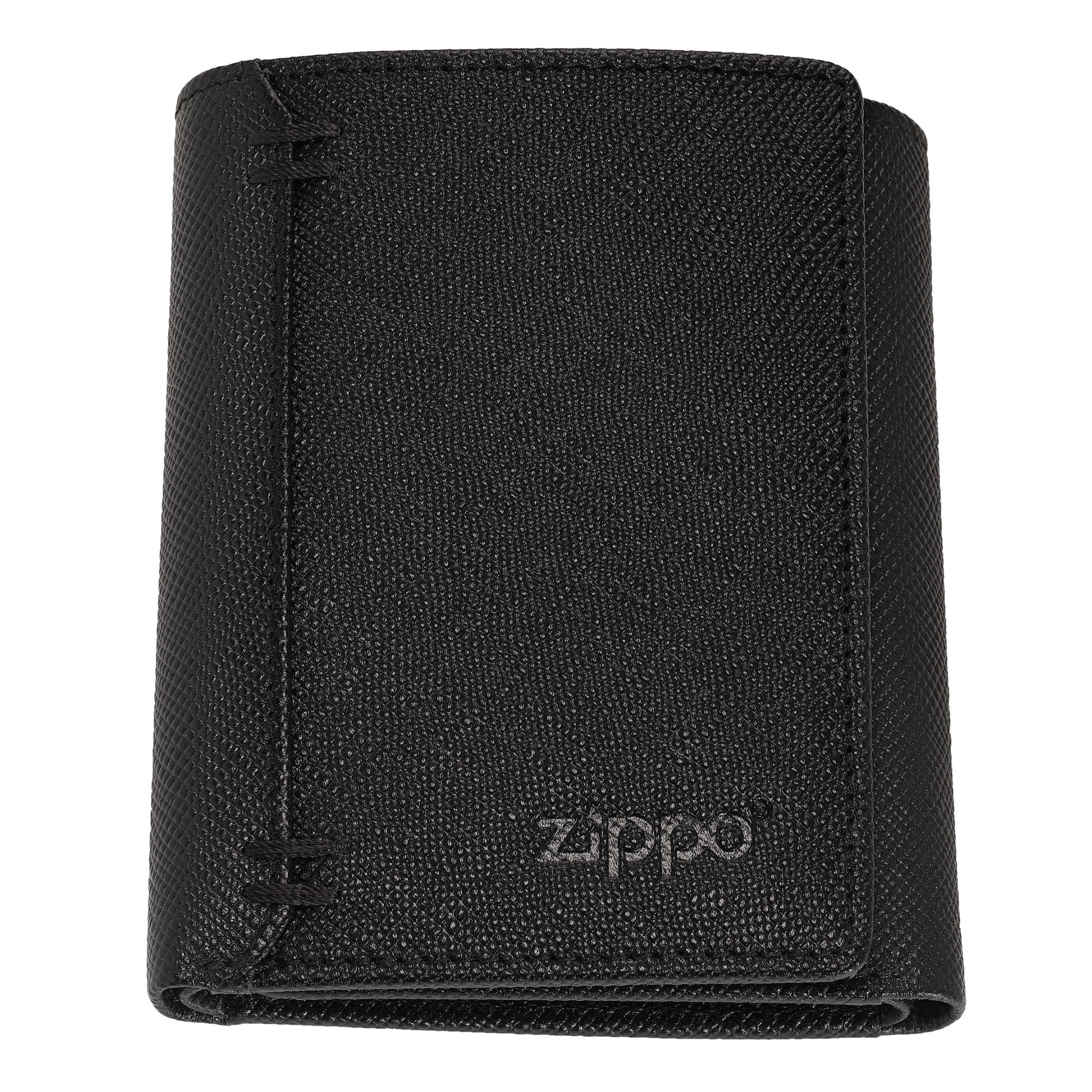 Zippo Bi-Fold geldclip portemonnee - hoogwaardig nappaleer - ideaal voor creditcards - liggend formaat - RFID-bescherming - unisex - zwart - 10,5x7, 5x1,5 cm Zippo Bi-Fold geldclip portemonnee - hoogwaardig nappaleer - ideaal voor creditcards - liggend formaat - RFID-bescherming - unisex - zwart - 10,5x7, 5x1,5 cm