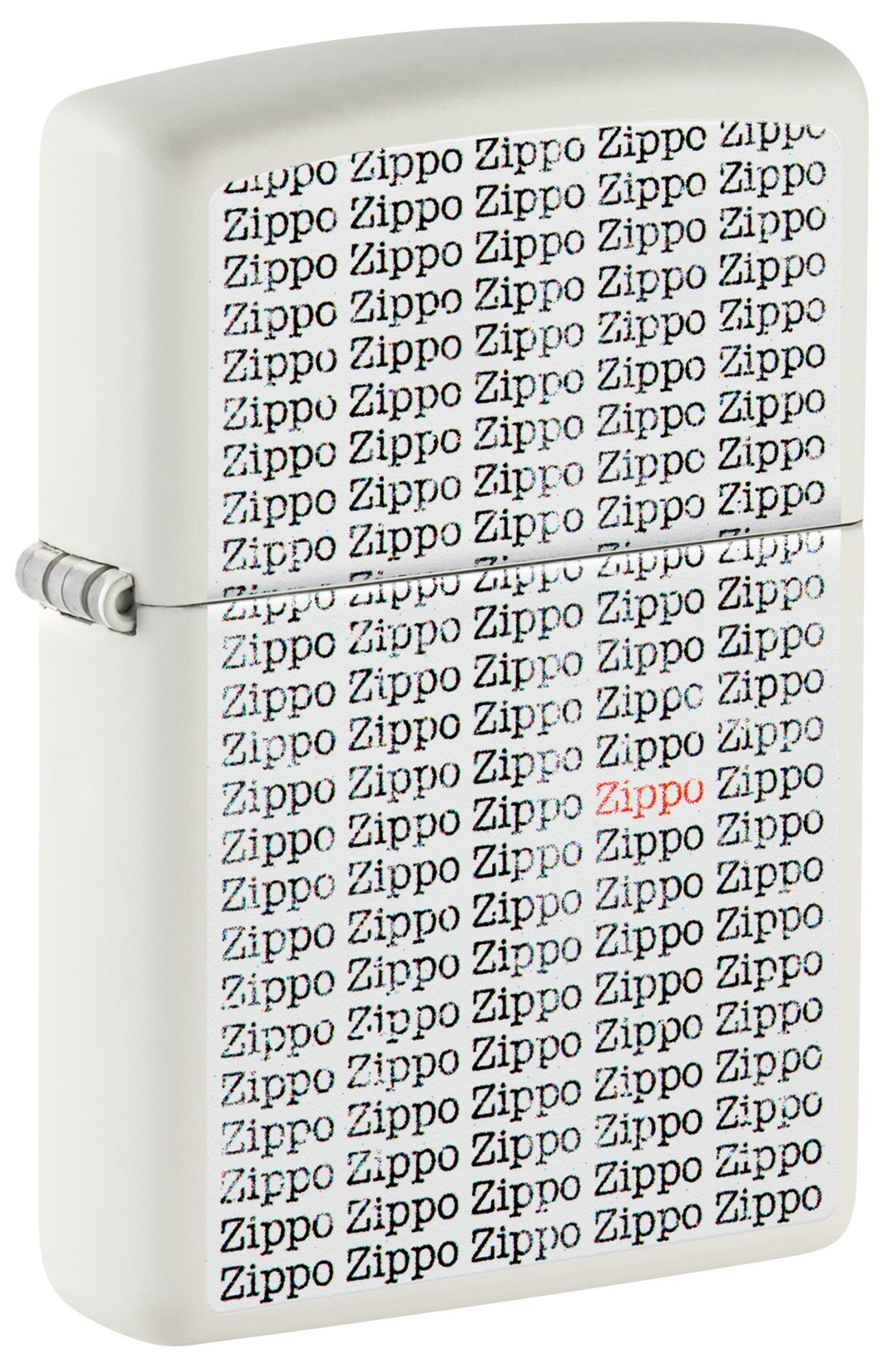 Zippo lighter with 'Zippo' text pattern P1