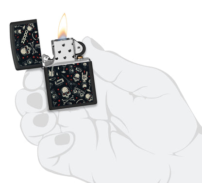Grunt Pattern with Skulls