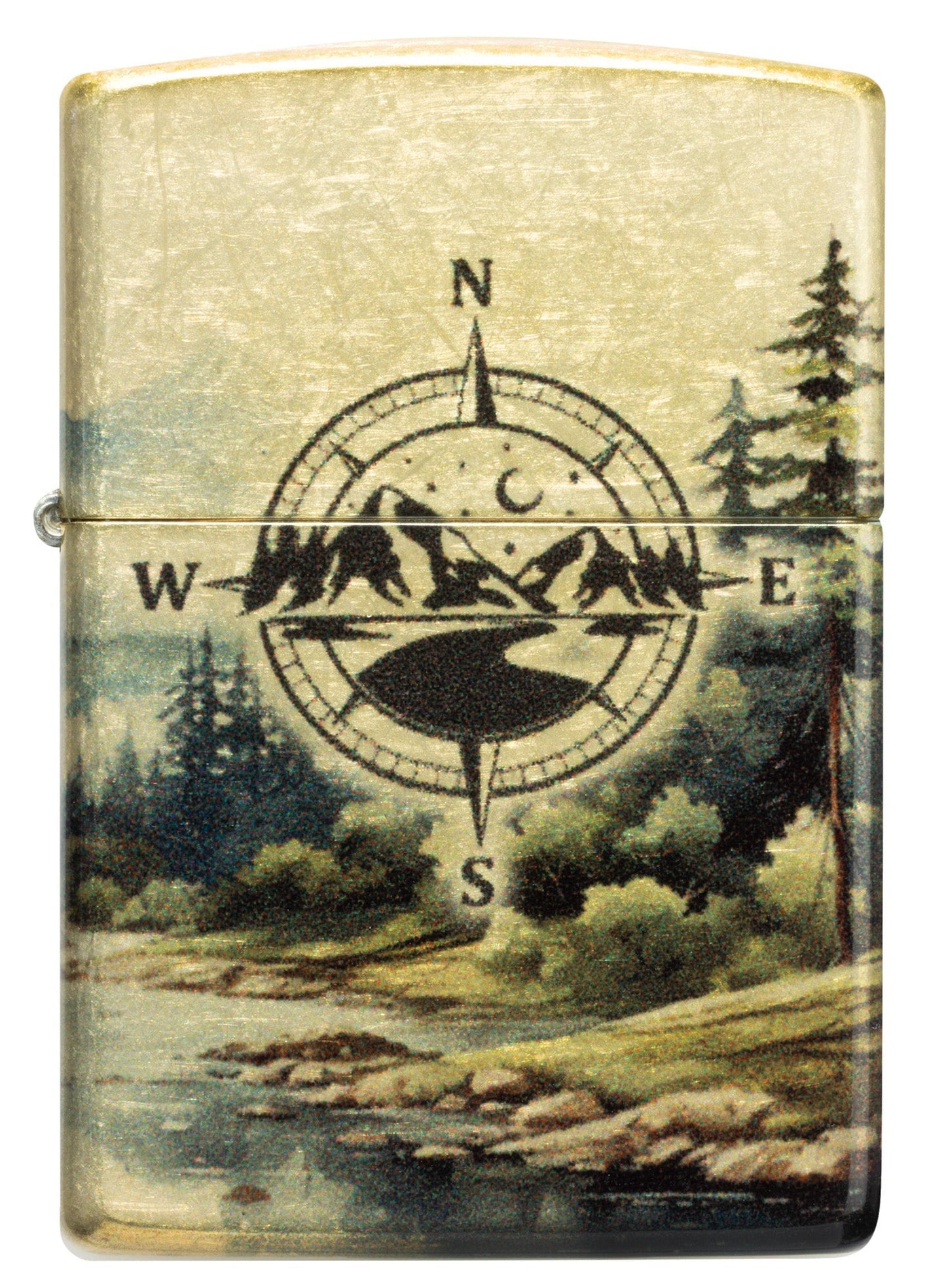 Ontwerp van een wildernis in aquarel