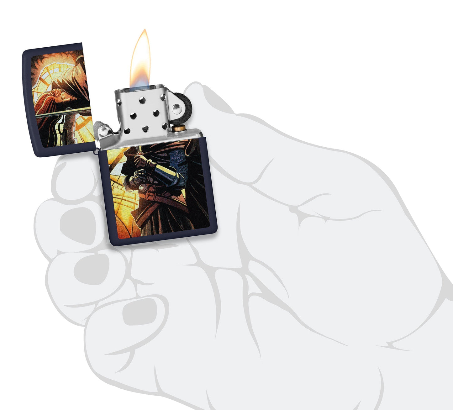 Abstract ontwerp van een ridder