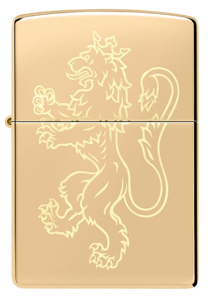 Ontwerp van een vechtende leeuw