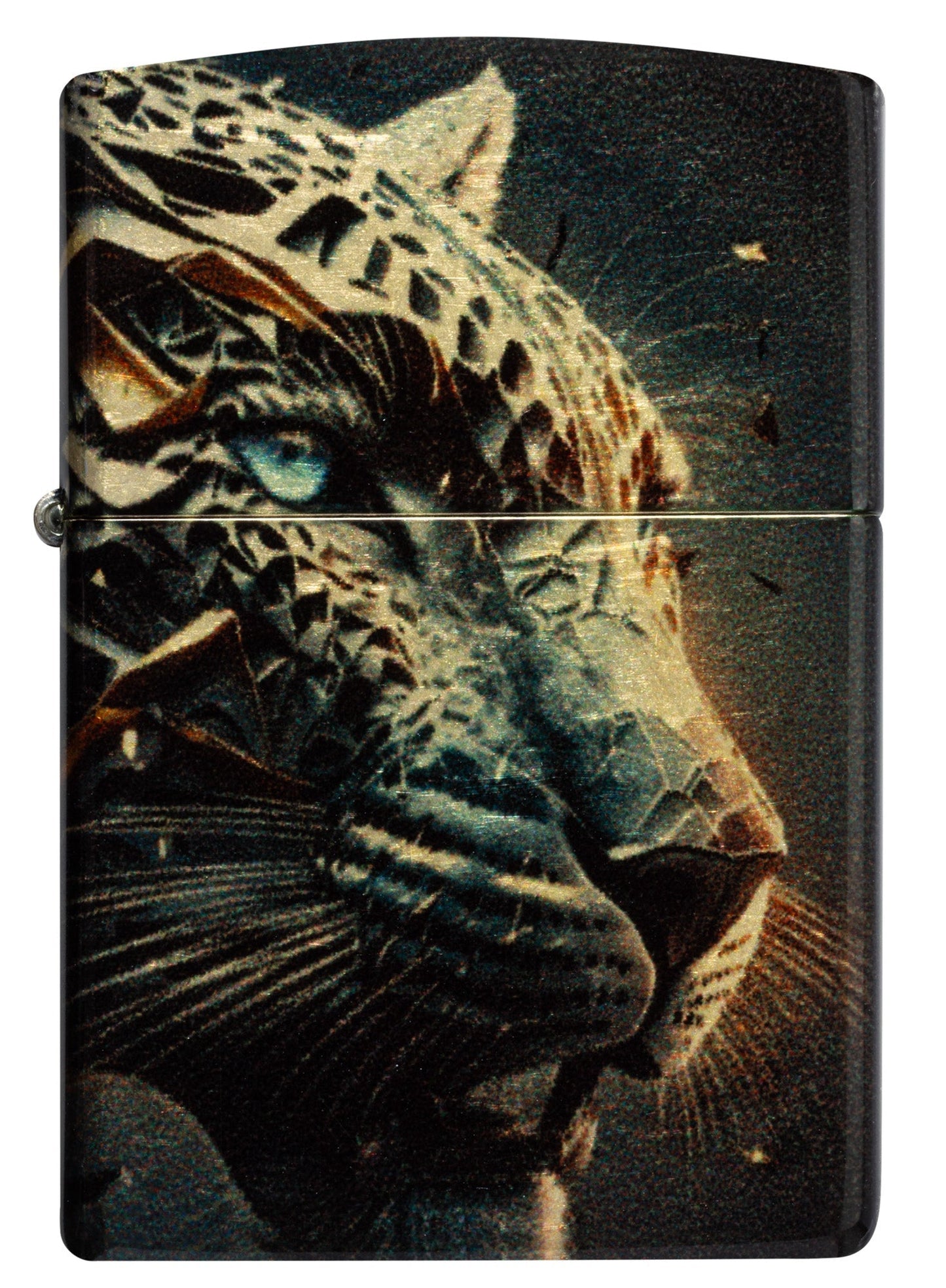 Ontwerp van een metalen panter