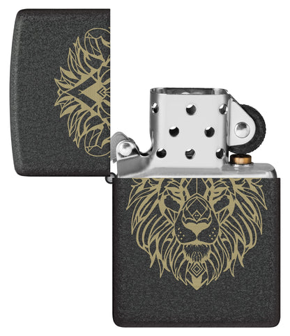 Geometrisch ontwerp van een leeuw