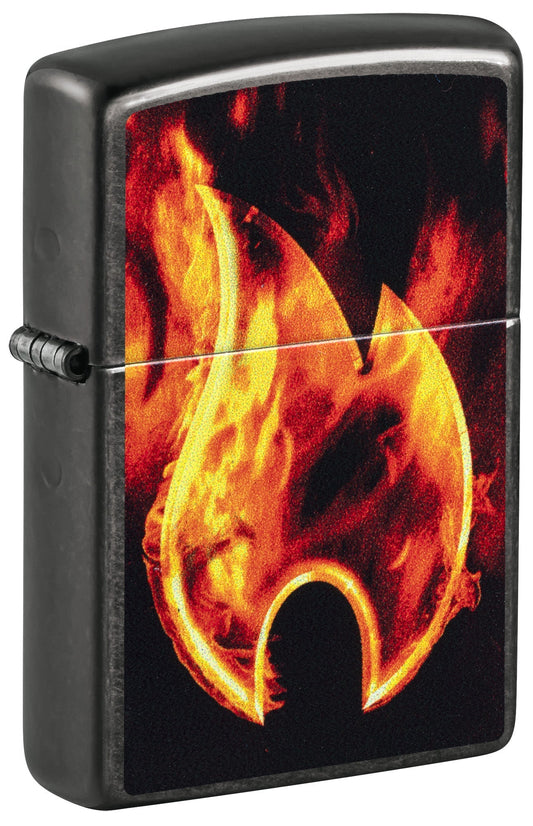 Ontwerp van een vurige vlam