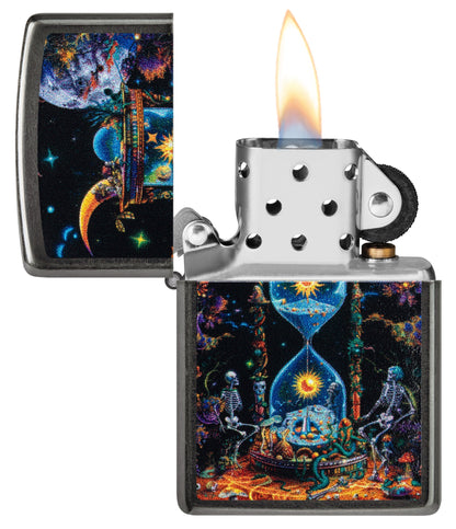 Kosmisch ontwerp van een zandloper