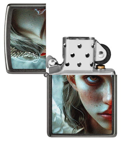 Ontwerp van een engel en de duivel