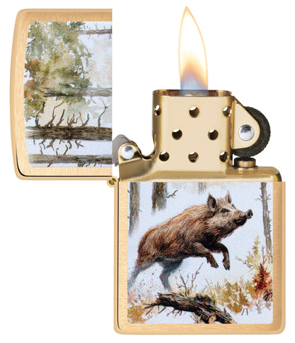 Ontwerp van een wild zwijn