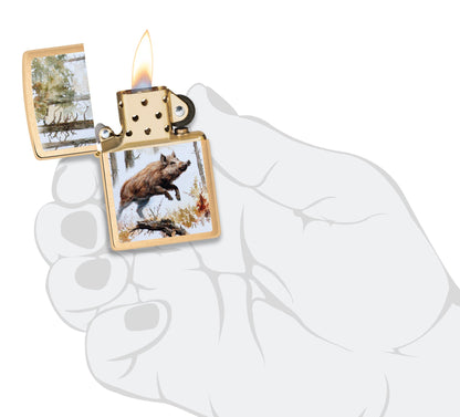 Ontwerp van een wild zwijn