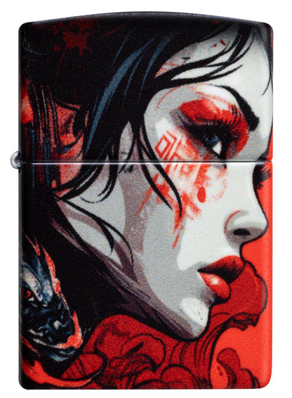 Abstract ontwerp van een samoerai