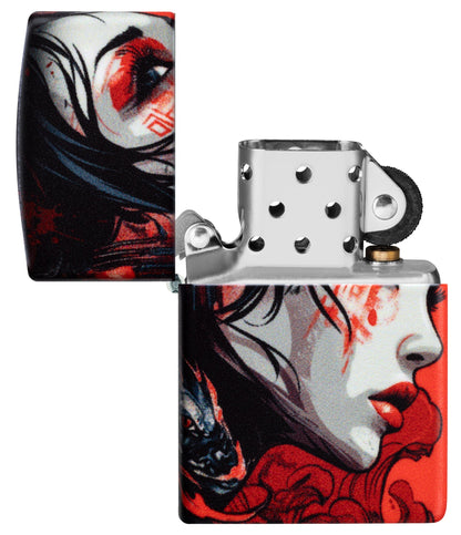 Abstract ontwerp van een samoerai