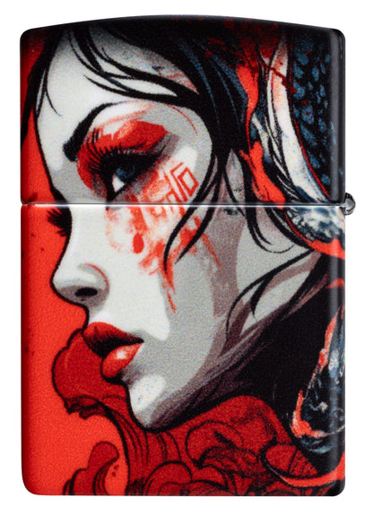 Abstract ontwerp van een samoerai