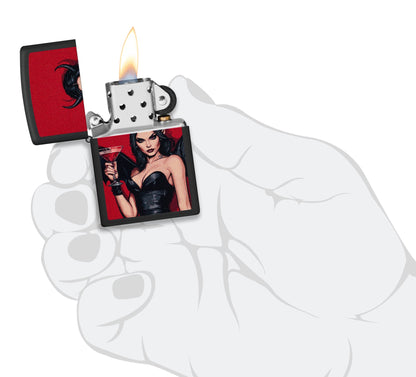 Ontwerp van een duivelse vampier