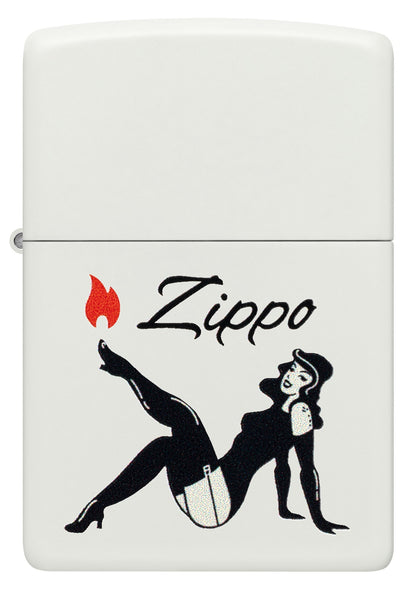 Ontwerp van een Zippo-pinup