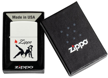 Ontwerp van een Zippo-pinup