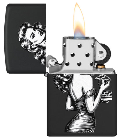 Ontwerp van een pinup-pizza