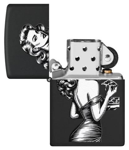 Ontwerp van een pinup-pizza