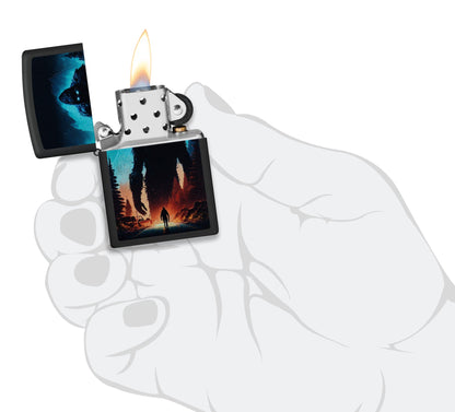 Ontwerp van een verlichte bigfoot