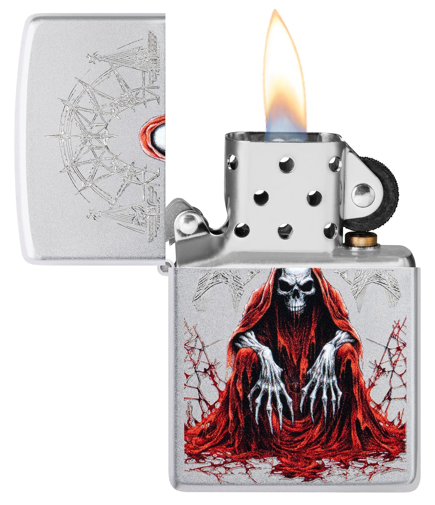 Ontwerp van de schedel van Magere Hein