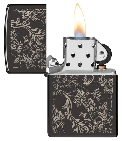 Ontwerp van een bloemig filigraan