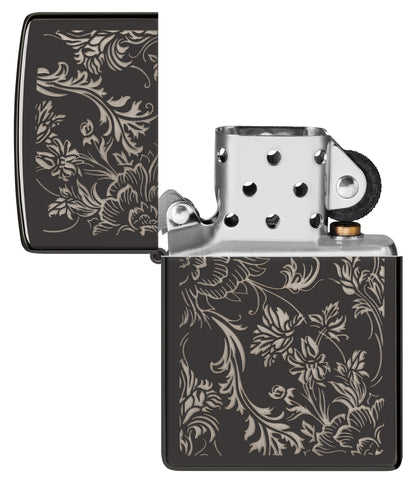 Ontwerp van een bloemig filigraan