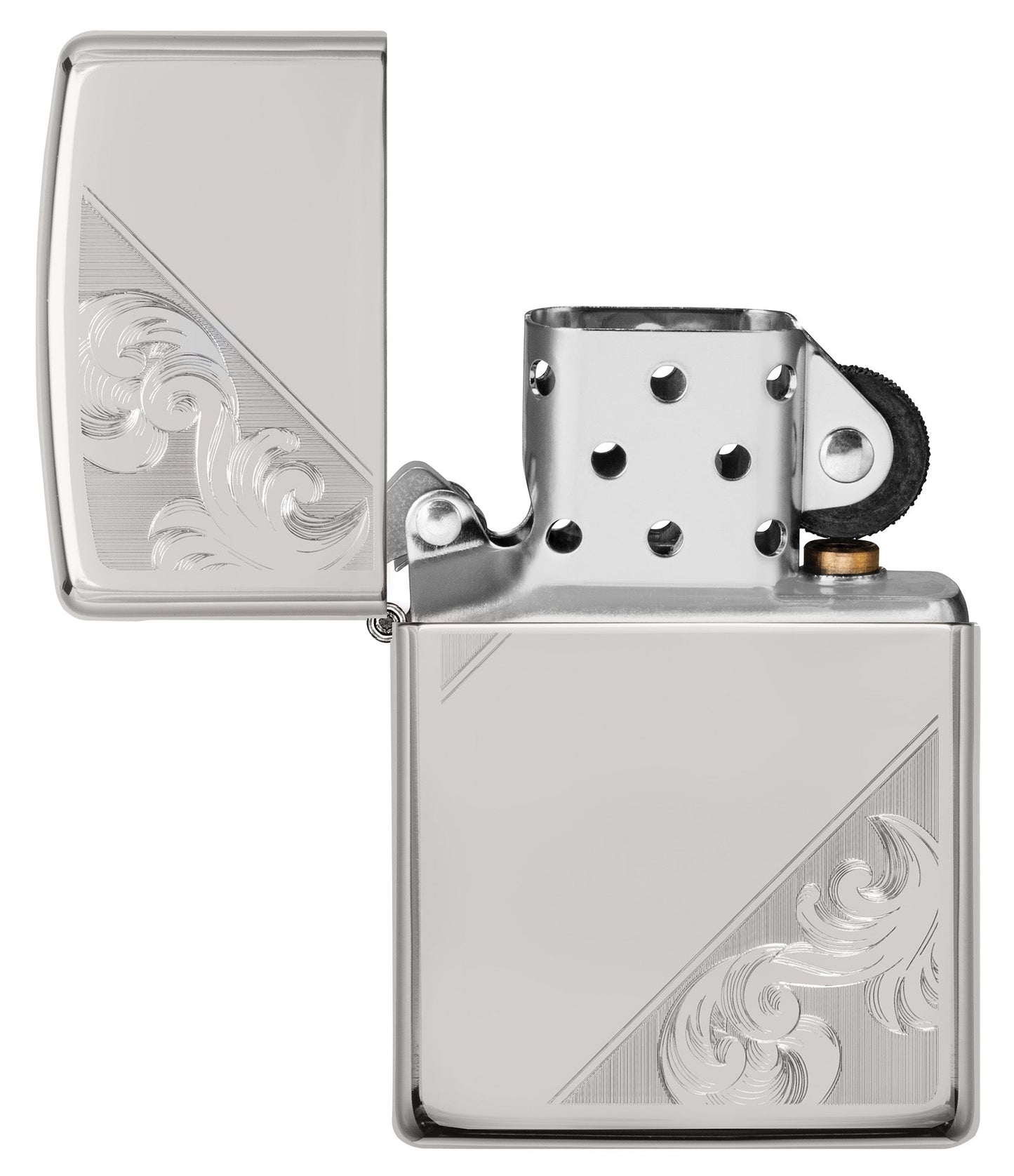 Sterling Silver Diagonal Filigree Design
