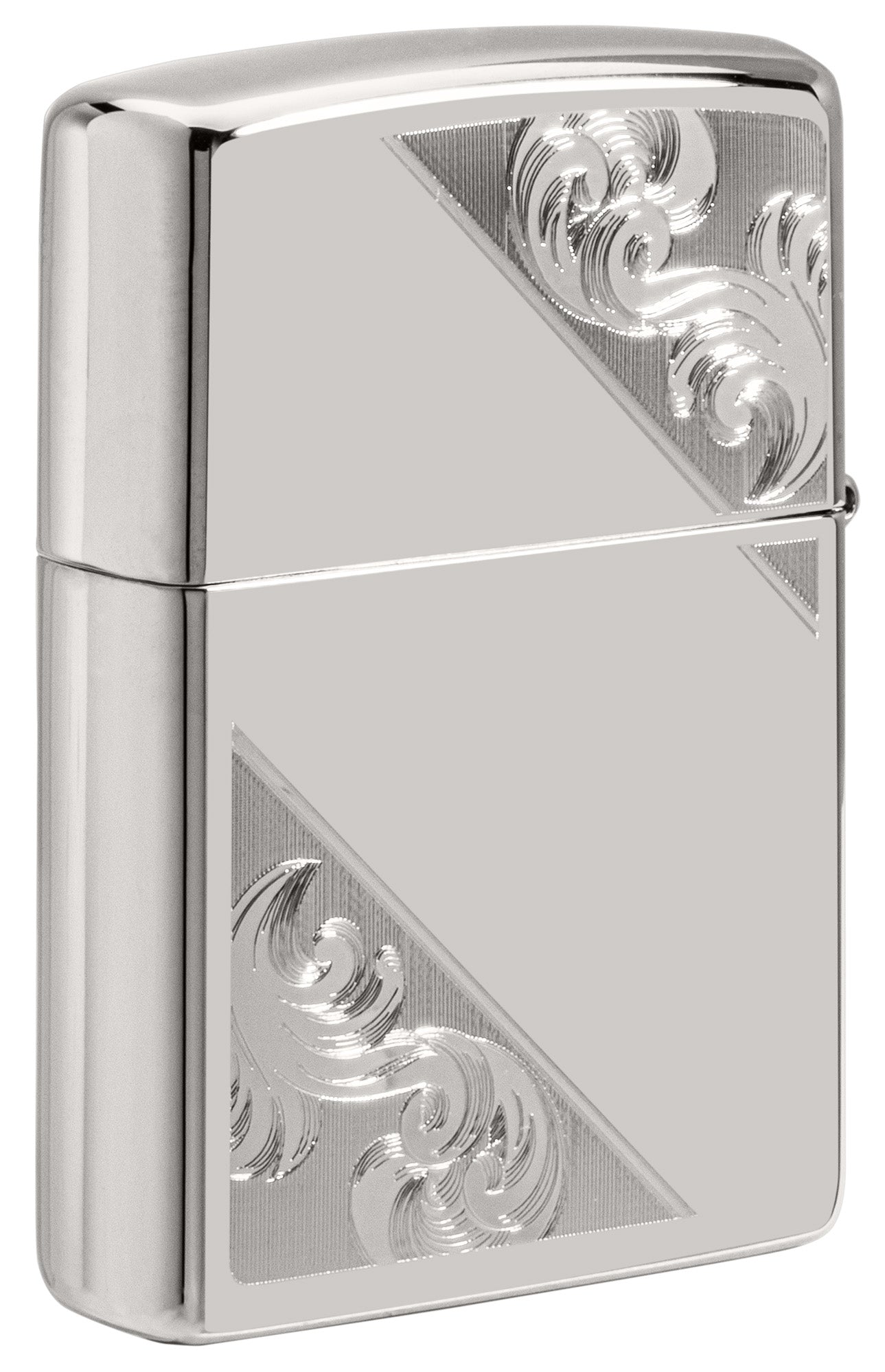 Sterling Silver Diagonal Filigree Design
