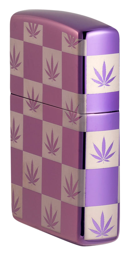 Checkered Cannabis Design