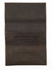 Zippo tabaksbuidel leer bruin met Zippo-logo dubbel opengevouwen