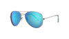 Zippo Pilotenbril Vooraanzicht ¾ Hoek in Turquoise Metaal