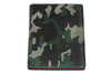 Vooraanzicht Portemonnee voor kaarten met camouflagegroen ontwerp en Zippo-logo