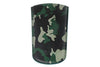 Vooraanzicht Zippo sleutelhanger leder camouflagepatroon groen met Zippo-logo