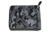 Achterkant Zippo-portemonnee camouflagepatroon grijs met rits