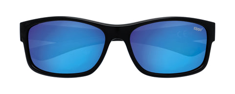 Zippo Zonnebril Frontzicht Sportbril In Zwart Blauw