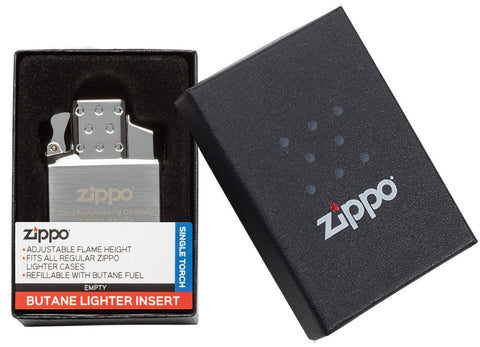 Afbeelding Zippo-inzetstuk met butaangas enkele vlam in open doos