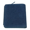 Achteraanzicht Zippo Denim en Blauwe Lederen Portemonnee met Rits