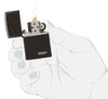 Ebony Zippo Logo