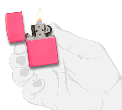 Neon Pink - Gravure - Brass