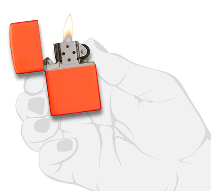 Neon Orange - Gravure - Brass