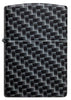 Vooraanzicht Zippo-aansteker White Matte met 540° Color Image en rechthoekige tegels als patroon