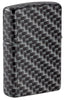 Zijkant Zippo Aansteker White Matte met 540° Color Image en Rechthoekig Tegelpatroon