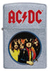 Vooraanzicht Zippo aansteker AC/DC ontwerp Highway to Hell