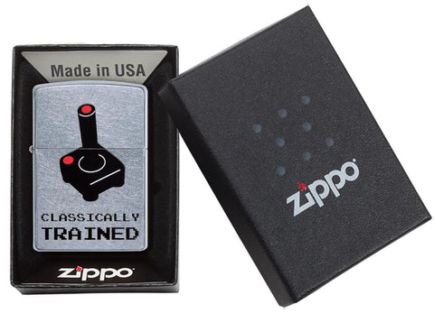 Zippo aansteker joystick in open doos
