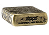 Stempel op onderkant Zippo-aansteker messing antiek ouijabord 360° gravure