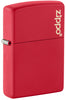 Zippo Flame Red Matte